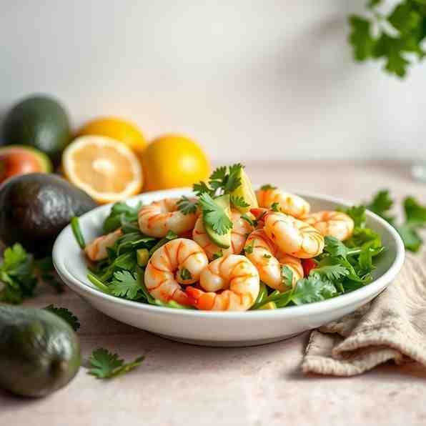 Zesty Avocado Shrimp Salad - Easy, Healthy & Ready in 20 Mins!